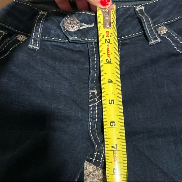 Silver Jeans- Womens Size 29x23- Tuesday Low Capri - Dark Denim Wash! - Picture 8 of 13